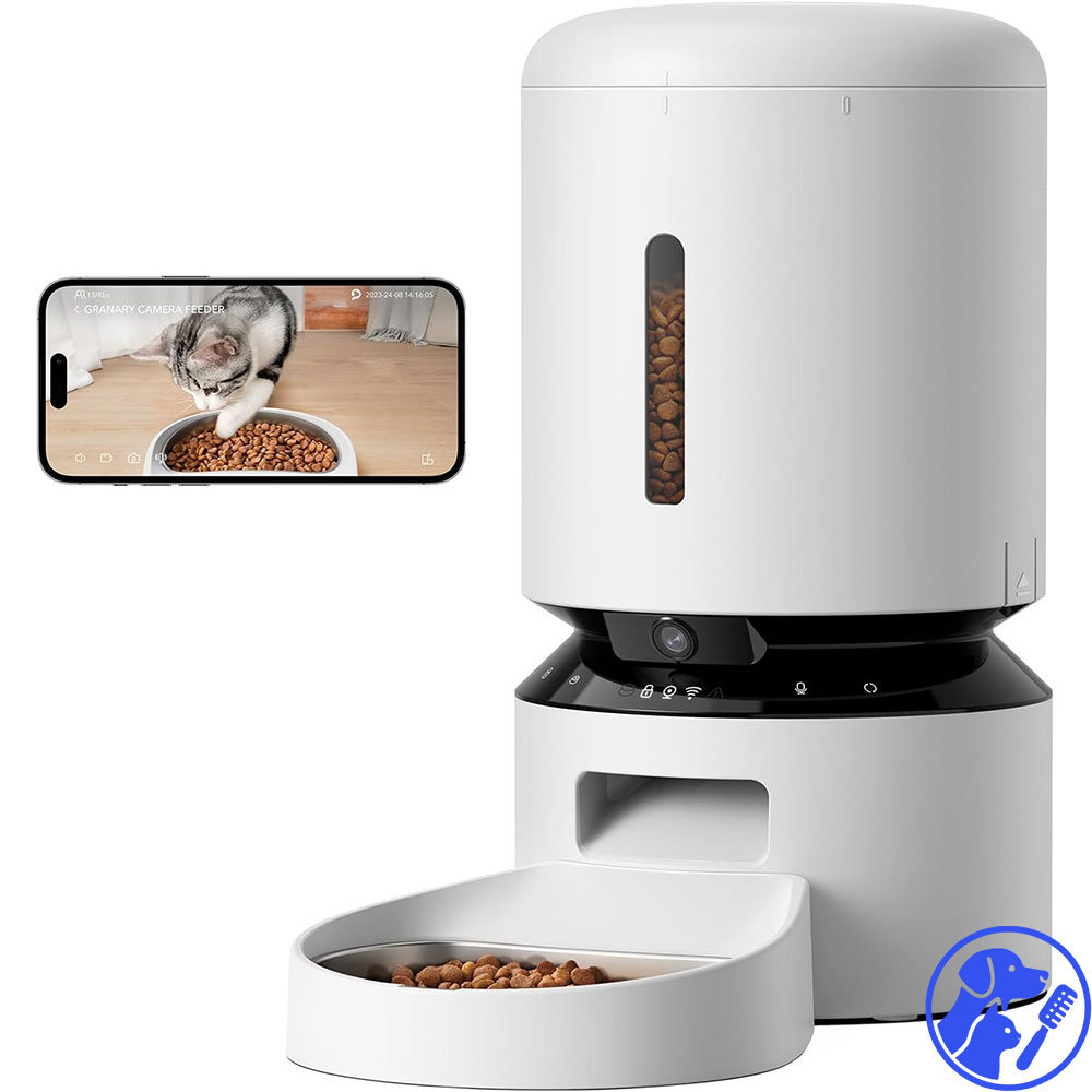 Automatic-Cat-&-Dog-Feeder-with-1080P-Camera,-WiFi-App-Control,-Night-Vision-&-Two-Way-Audio Automatic Cat & Dog Feeder with 1080P Camera, WiFi App Control, Night Vision & Two-Way Audio - Image 1